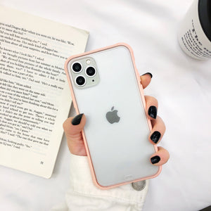 Two-color matte acrylic anti-fall phone back cover - ALL GIFTS FACTORY