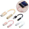 Type-c to 3.5mm braided audio jack connector - ALL GIFTS FACTORY