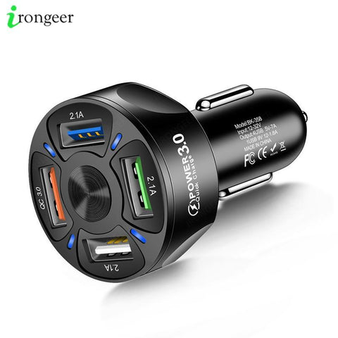 Image of Universal Car Charger For Phone 3 4 Ports