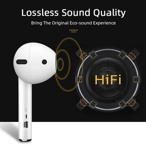 Image of Wireless Giant earphone Mode Speaker Bluetooth Headset Player 5W Speaker Stereo Music Loudspeaker FM Radio Playback soundbar