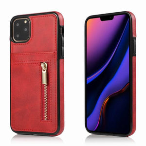 Zipper Leather phone case cover - ALL GIFTS FACTORY