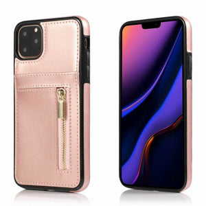 Zipper Leather phone case cover - ALL GIFTS FACTORY