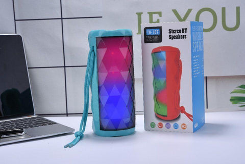 Image of Fashion style bluetooth speaker with led light