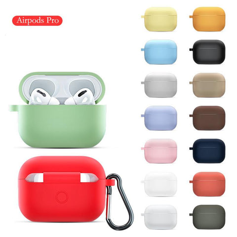 Image of Colorful Silicone Case for Airpods Pro with blister box retail packaging - ALL GIFTS FACTORY