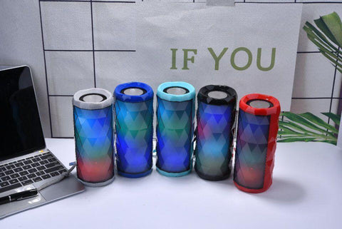 Image of Fashion style bluetooth speaker with led light