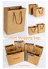 Custom paper bag with logo print for shopping bags - ALL GIFTS FACTORY