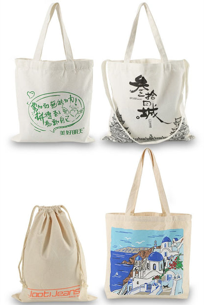 Custom shopping bags durable canvas hand bag - ALL GIFTS FACTORY