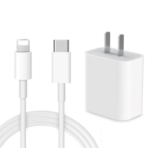 Image of PD USB cable Type C to 8 pin Lightning fast charging charger