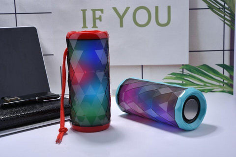 Image of Fashion style bluetooth speaker with led light